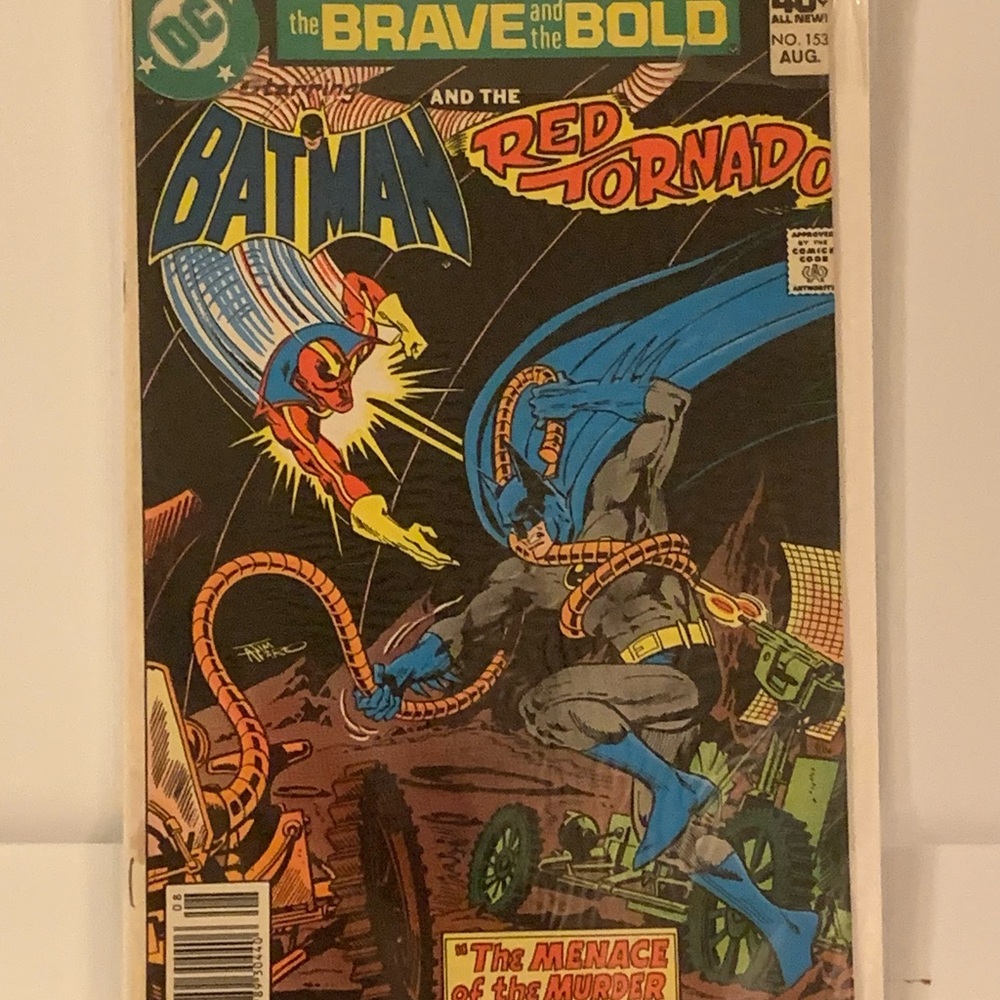 Batman and the Legion of Super-Heroes Comic Book - Colorful Vintage Cover